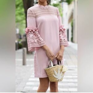 💖 Ted Baker blush pink dress Size 2 (US 4-6)